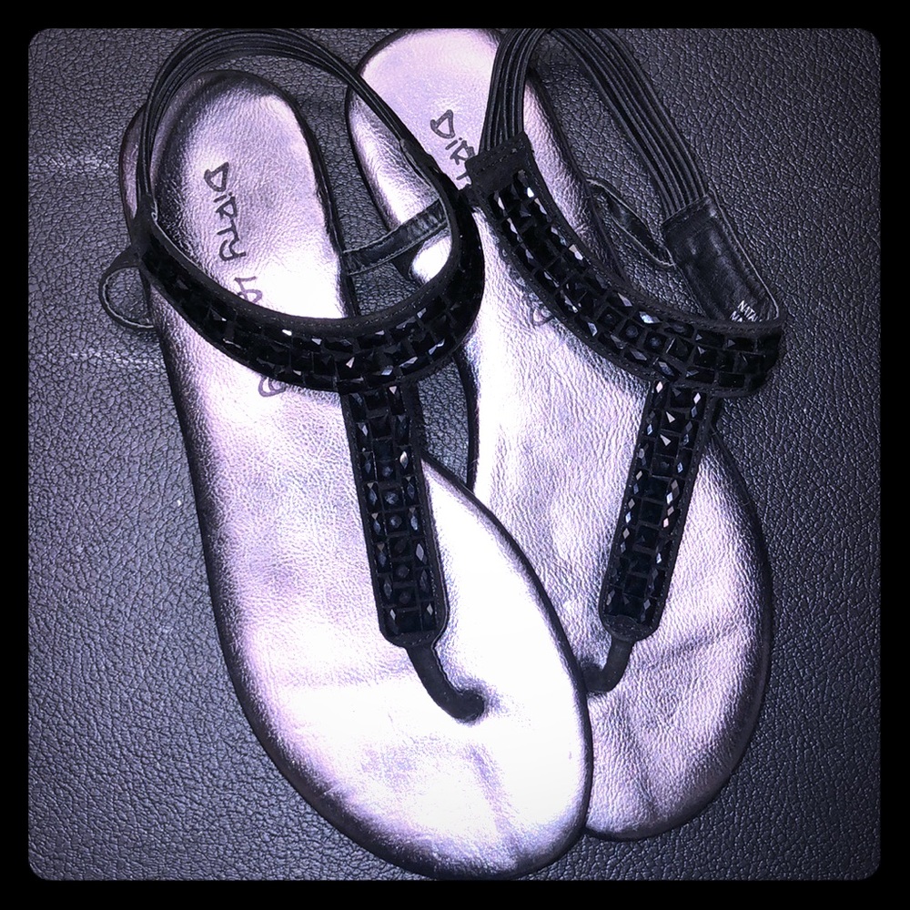 Dirty Laundry Texture Sandals